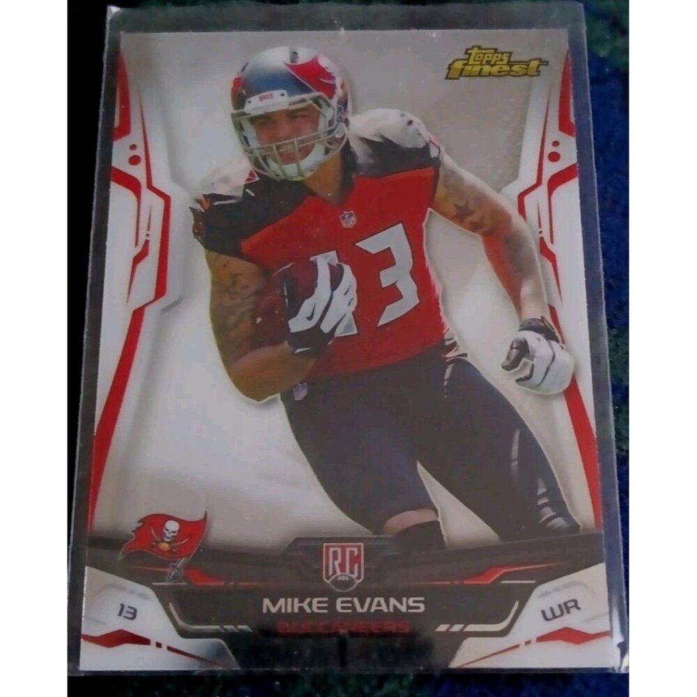 2014 Topps Finest Mike Evans #146 RC Texas A&M Tampa Bay Buccaneers